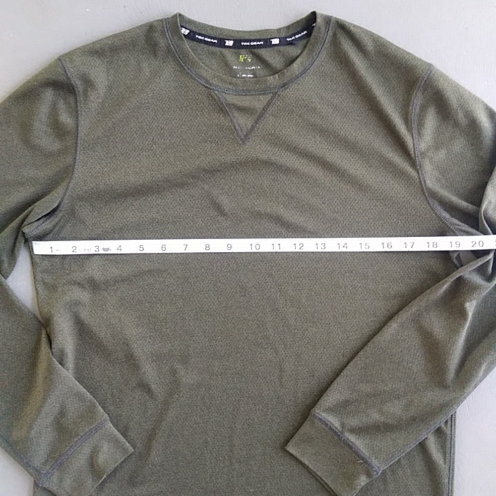 Tek Gear Long Sleeve Workout Performance Shirt Top - Picture 4 of 6